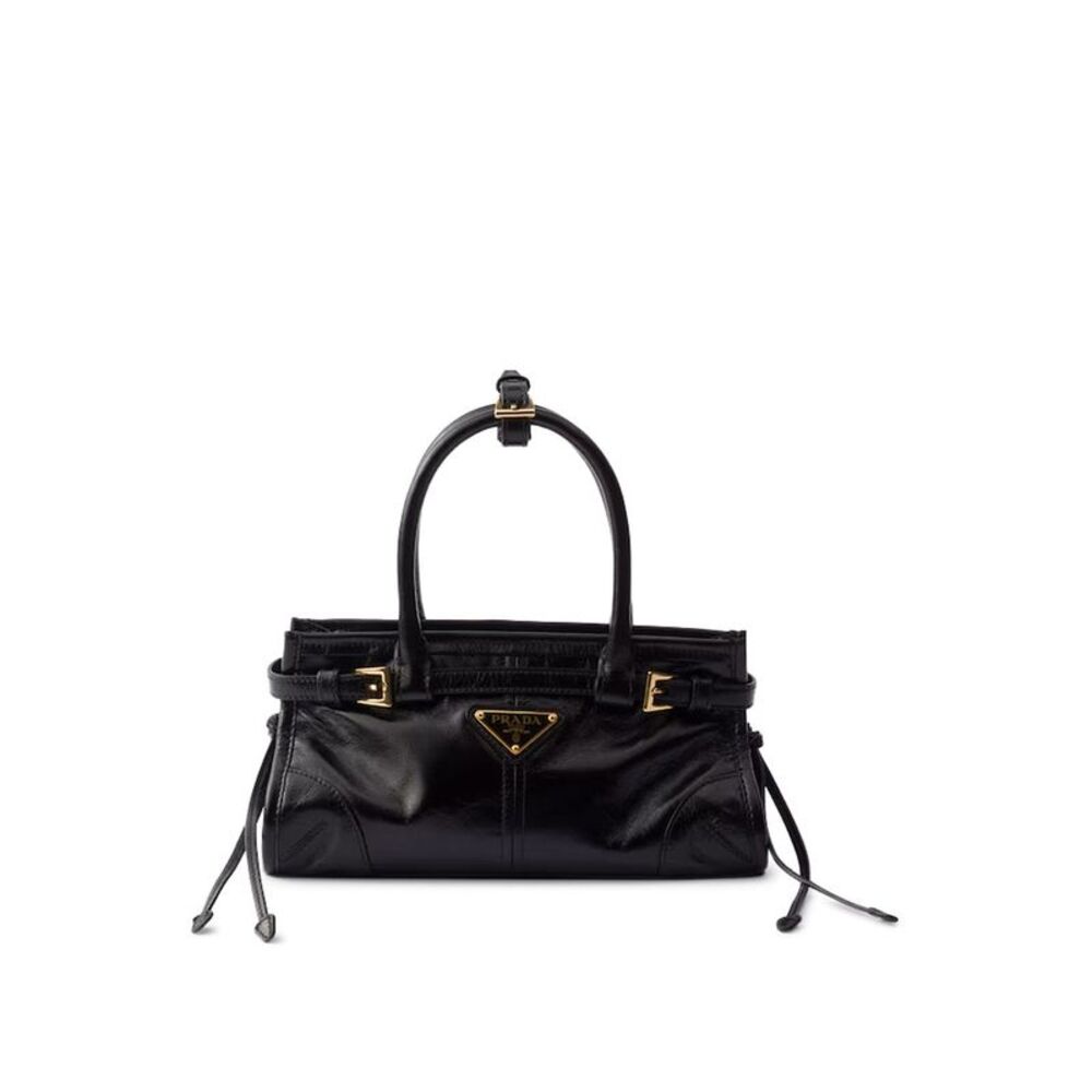 Prada Women Prada Bonnie Mini Leather Handbag